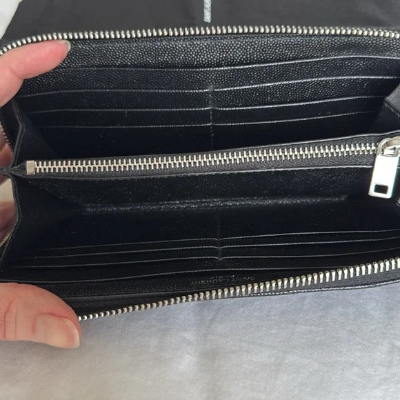 Yves Saint Laurent Long Zip Wallet - Picture 10 of 14
